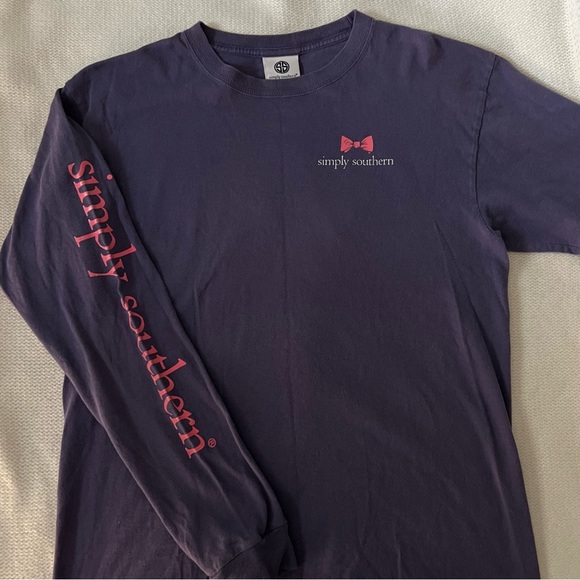 Simply Southern Purple Long-sleeve Shirt - Picture 4 of 6